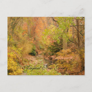 Cartão Postal Nova Jersey no outono