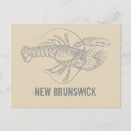 Cartão Postal Nova lagosta de Brunswick