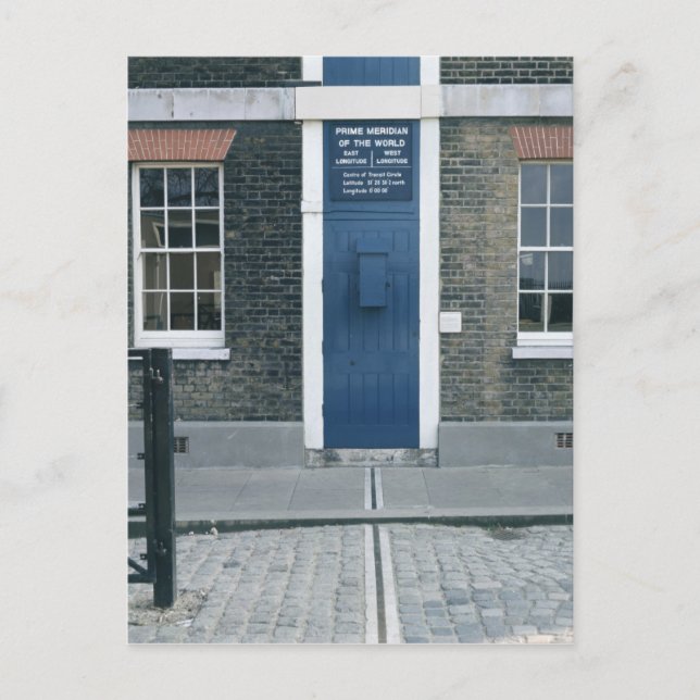 Cartão Postal Nova linha do meridiano (Frente)