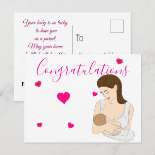 Cartão Postal Nova mãe