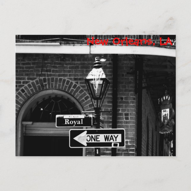 Cartão Postal Nova Orleans (Frente)