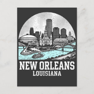 Cartão Postal Nova Orleans Cidade Louisiana