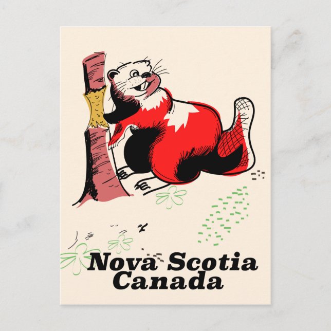 Cartão Postal Nova Scotia Canadá (Frente)