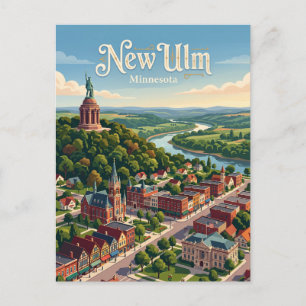 Cartão Postal Nova Ulm, Minnesota