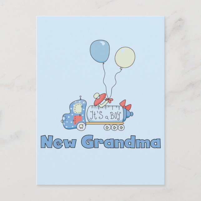 Cartão Postal Nova vovó de Camisetas e presentes (Frente)