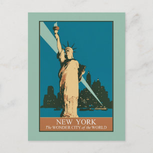 Cartão Postal Nova York A Cidade Maravilhosa do Mundo