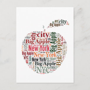 Cartão Postal Nova York diz nuvem