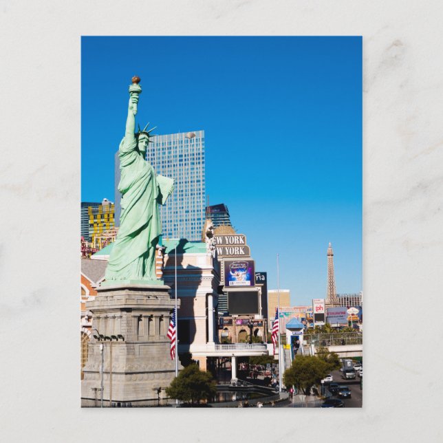 Cartão Postal Nova York em Las Vegas na strip (Frente)