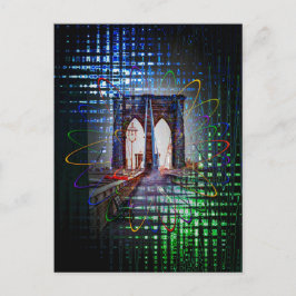 Cartão Postal Nova York - Ponte de Brooklyn