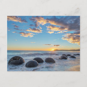 Cartão Postal Nova Zelândia, Ilha do Sul, Bolas de Moeraki