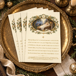 Cartão Postal Novena de Natal de São André Vintage Natividade
