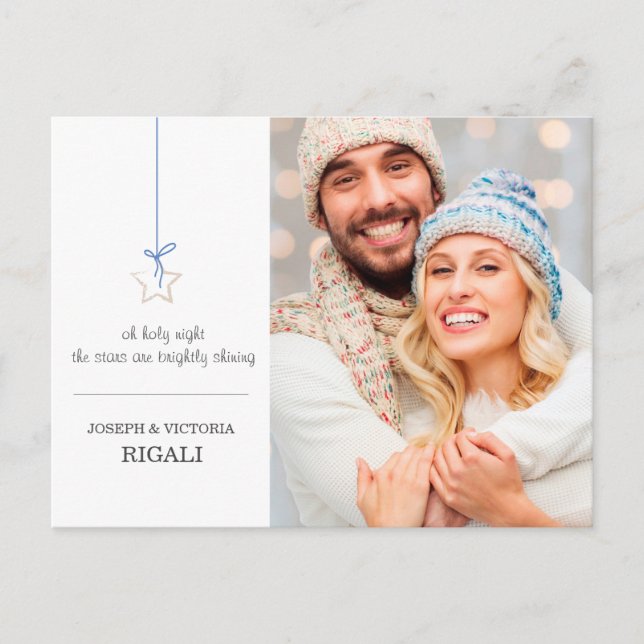 Cartão Postal Novo Anúncio de Movimentação de Feriado Doméstico (Frente)