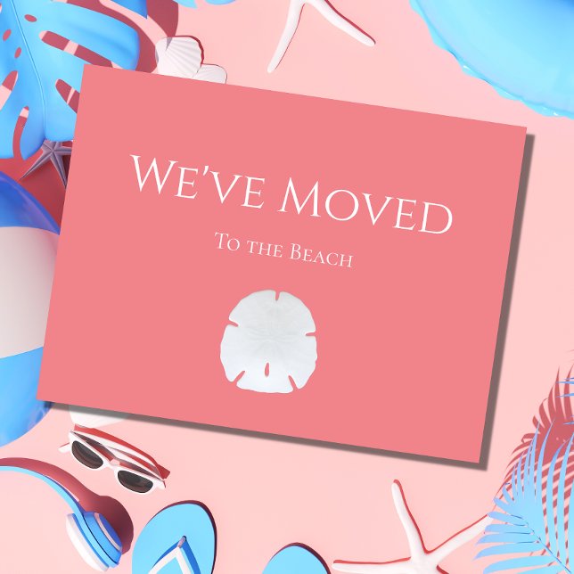 Cartão Postal Novo anúncio rosa com areia em Home Beach (Criador carregado)