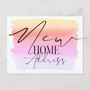 Cartão Postal Novo Cartão-Postal de Novo Endereço do Home Mode