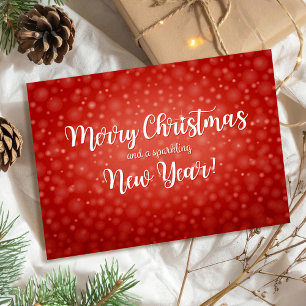 Cartão Postal Novo endereço Anúncio de mudança de Natal