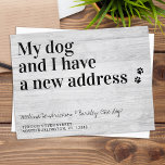 Cartão Postal Novo endereço que movemos o lançamento de moviment<br><div class="desc">Meu Cachorro E Eu Temos Um Novo Endereço! Deixe o seu melhor amigo anunciar sua jogada com este cartão giro e engraçado de comunicação do cachorro. Personalize os nomes com o cão e o seu novo endereço. Este novo cartão de anúncio de movimento de endereço é obrigatório para todas as...</div>