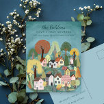 Cartão Postal Novo endereço residencial movendo a arte de vilare<br><div class="desc">Personalize este cartão de anúncio móvel com o seu próprio texto na frente e atrás! Clique em "Personalizar" acima para editar o texto. Em seguida, clique em "editar usando a ferramenta design" para ajustar as fontes, cores e posicionamentos. Verifique meu compro para mais ou me avise se você quer algo...</div>