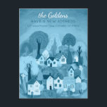 Cartão Postal Novo endereço residencial movendo a arte de vilare<br><div class="desc">Personalize este cartão de anúncio móvel com o seu próprio texto na frente e atrás! Clique em "Personalizar" acima para editar o texto. Em seguida, clique em "editar usando a ferramenta design" para ajustar as fontes, cores e posicionamentos. Verifique meu compro para mais ou me avise se você quer algo...</div>