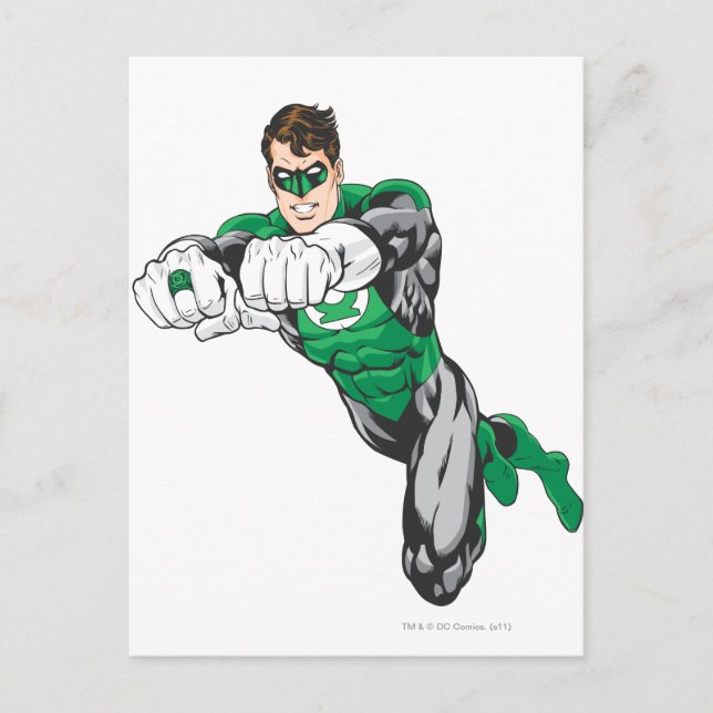 Cartão Postal Novo Lanterna Verde 1 (Frente)