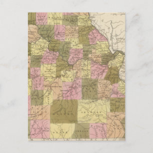 Cartão Postal Novo Mapa Do Missouri 2