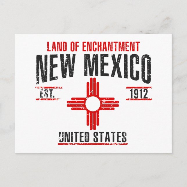 Cartão Postal Novo México (Frente)