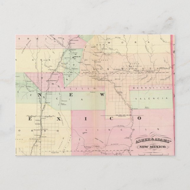 Cartão Postal Novo México (Frente)