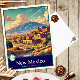 Cartão Postal Novo México | Cartão-postal Sombreado do Cel do Es
