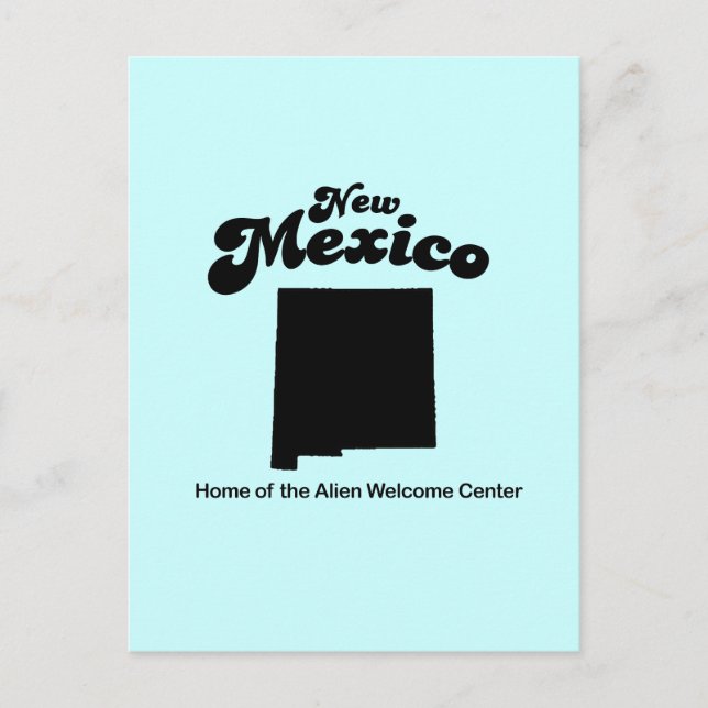 Cartão Postal Novo Motto do México - Centro de Boas-vindas da Al (Frente)