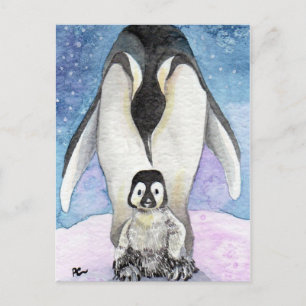 Cartão Postal Novo Nascer de Arte do Pinguim