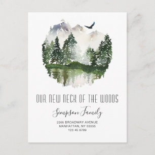 Cartão Postal Novo Pescoço da Floresta em Movimento Anúncio