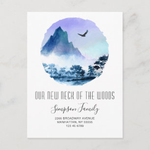 Cartão Postal Novo Pescoço da Floresta em Movimento Anúncio