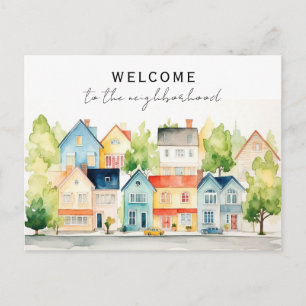 Cartão Postal Novo Proprietário Bem-vindo à Imobiliária do Bairr