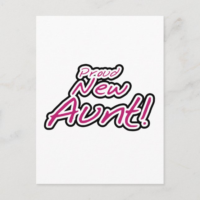 Cartão Postal Novos camisetas e presentes orgulhosos (Frente)