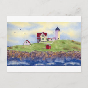 Cartão Postal Nubble Light, Cape Neddick, York Maine Postcard