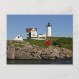 Cartão Postal Nubbles Lighthouse - Nova Inglaterra