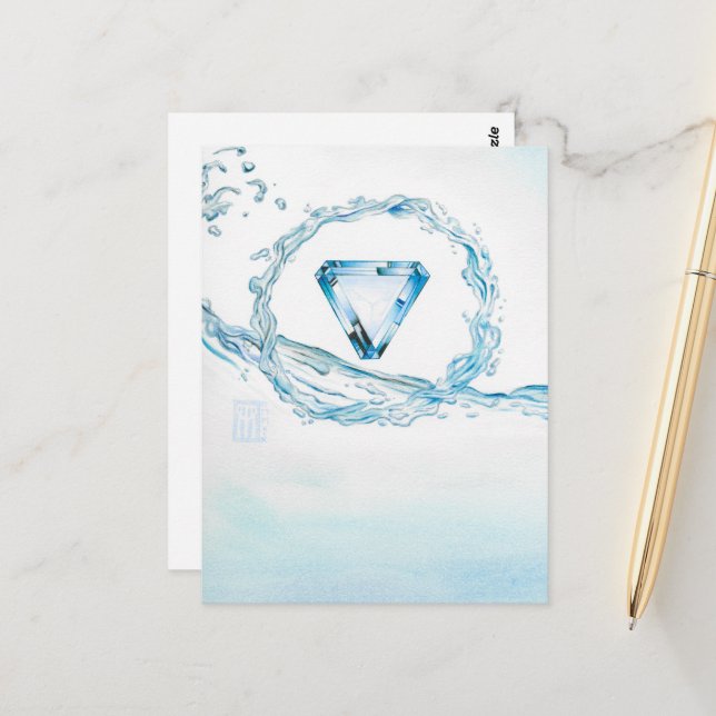 Cartão Postal Núcleo do Aquamarino (Frente/Verso In Situ)