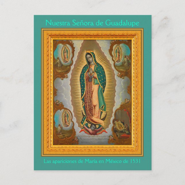 Cartão Postal Nuestra Señora de Guadalupe (Frente)