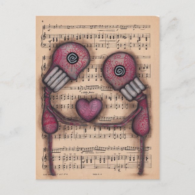 Cartão Postal Nuestro Amor Eterno (Frente)