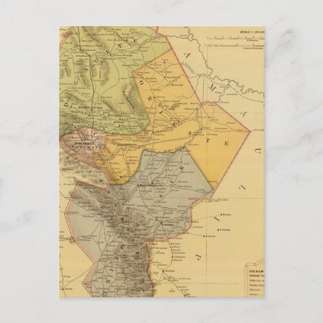 Cartão Postal Nuevo Leon (Frente)