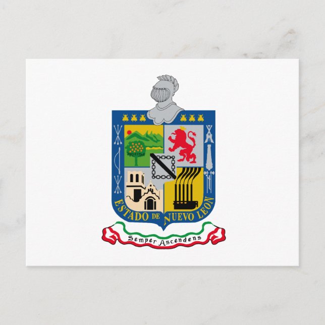 Cartão Postal Nuevo Leon, México (Frente)