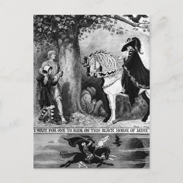 Cartão Postal Num Cavalo Pálido (Frente)