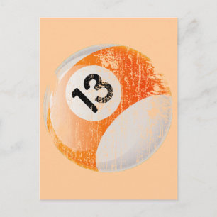 CARTÃO POSTAL NÚMERO 13 BILHÕES DE BOLAS - VELHICE E ERODIDO