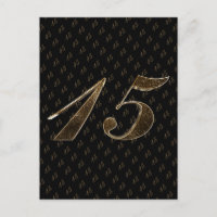 Numero 15 Natas 15 Quinceanera Casamento de Aniver