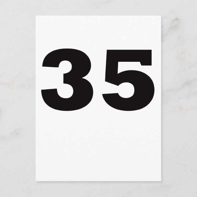Cartão Postal Número 35! (Frente)