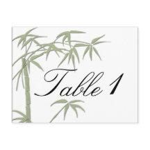 Número da Tabela de Casamento de Bambu