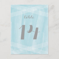 Número da Tabela Deco de Cor de Água Azul