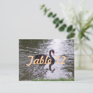 Cartão Postal Número da Tabela Swan Preta