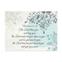 Números 6 24-26 O Senhor abençoa-te e mantém-te