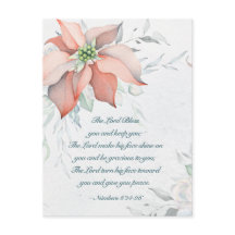 Números 6:24-26 O Senhor Abençoa-Te Natal