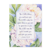 Números 6 24-26 O Senhor Abençoa Vocês Flores